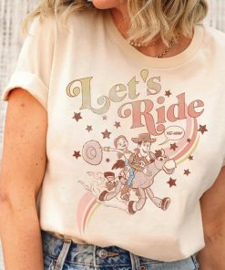 Disney Pixar Toy Story Jessie & Woody Let's Ride Gradient T-Shirt