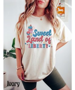 Comfort Colors® Sweet Land Of Liberty, Peace 4th Of July Shirt