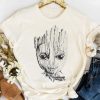 Marvel Guardians Of The Galaxy Vol 3 Groot Cute Big Face T-Shirt