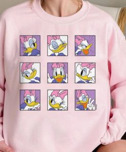 Disney Daisy Duck Portrait Moods Retro 90s Shirt, Mickey and Friends