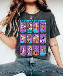 Disney Goofy Portrait Moods Retro 90s Shirt, Mickey and Friends