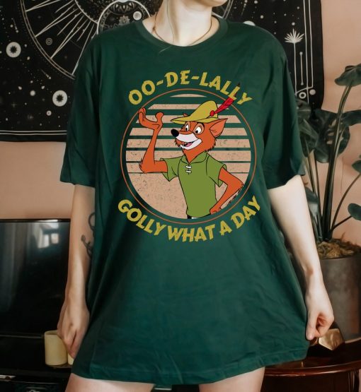 Retro 90s Disney Robin Hood Oo De Lally Golly What A Day Shirt