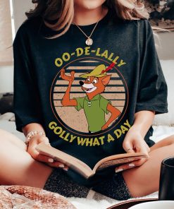 Retro 90s Disney Robin Hood Oo De Lally Golly What A Day Shirt