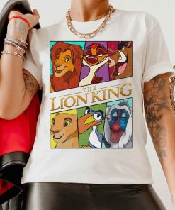 Disney The Lion King Characters Retro Portrait Shirt