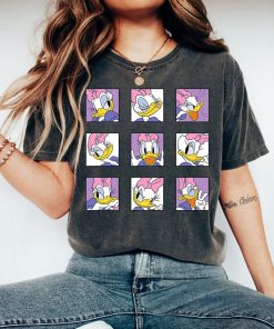 Disney Daisy Duck Portrait Moods Retro 90s Shirt, Mickey and Friends