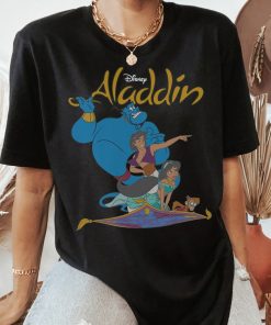 Disney Aladdin Vintage Group Shot Logo T-Shirt, Magic Kingdom