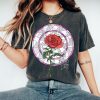 Disney Beauty & The Beast Rose Stained Glass Graphic T-Shirt