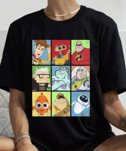 Disney Pixar Epic Boxed Up Line Up Character Shirt