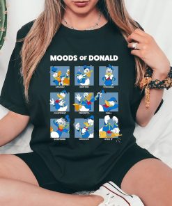 Disney Donald Duck Moods Graphic T-Shirt, Moods Of Donald Shirt