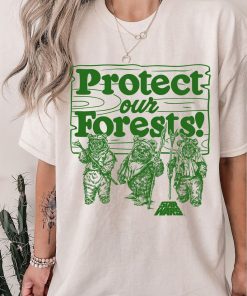 Star Wars Ewoks Protect Our Forests Camp Graphic T-Shirt