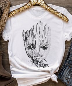 Marvel Guardians Of The Galaxy Vol 3 Groot Cute Big Face T-Shirt