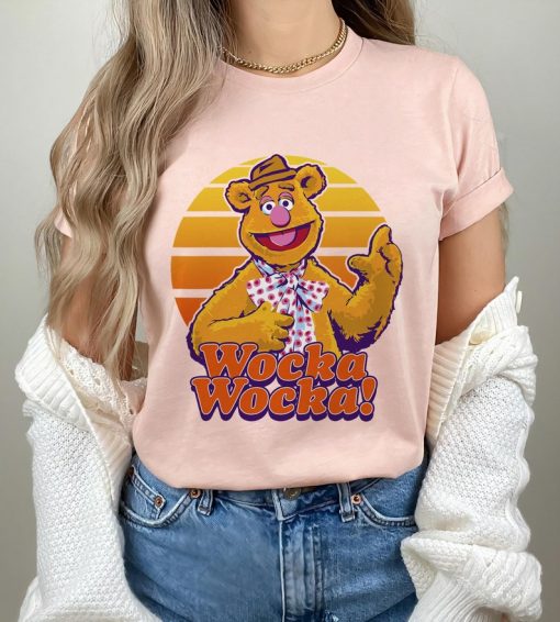 Disney The Muppets Fozzie Bear Wocka Wocka Portrait Characters T-Shirt