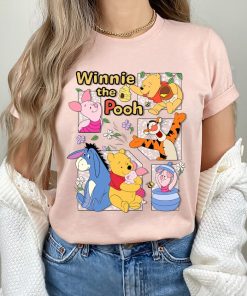 Disney Winnie The Pooh Retro Panel T-Shirt