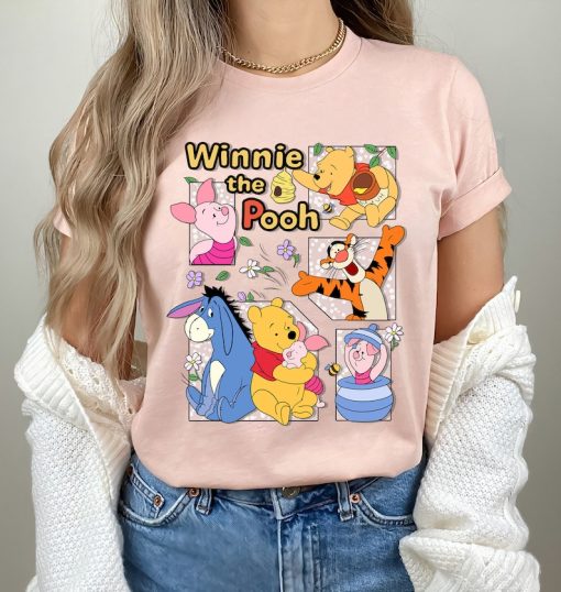 Disney Winnie The Pooh Retro Panel T-Shirt