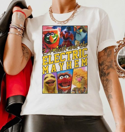 Retro Disney The Muppets Dr.teeth and The Electric Mayhem Shirt