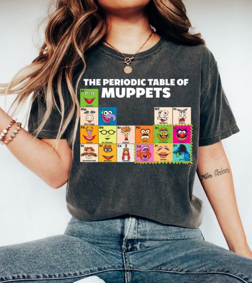 Disney The Muppets Periodic Table Of The Muppets T-Shirt