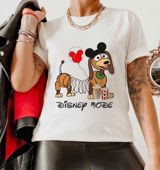 Slinky Dog with Mickey Balloon Disney Mode Shirt