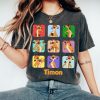 Disney The Lion King Timon Moods Retro 90s T-Shirt