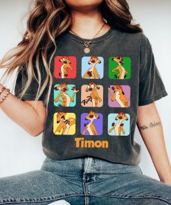 Disney The Lion King Timon Moods Retro 90s T-Shirt