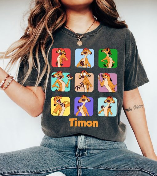 Disney The Lion King Timon Moods Retro 90s T-Shirt