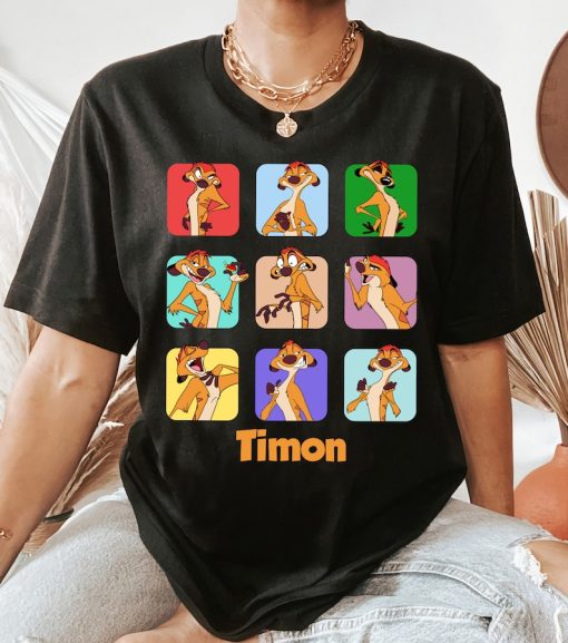 Disney The Lion King Timon Moods Retro 90s T-Shirt