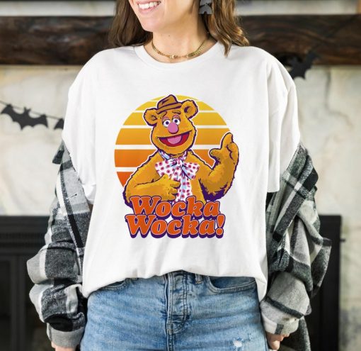 Disney The Muppets Fozzie Bear Wocka Wocka Portrait Characters T-Shirt