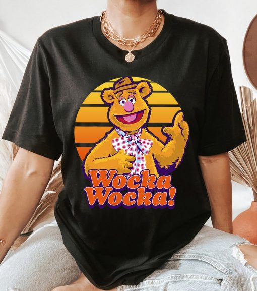 Disney The Muppets Fozzie Bear Wocka Wocka Portrait Characters T-Shirt