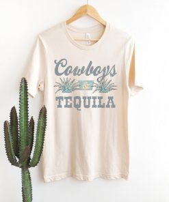 Cowboys And Tequila Vintage Vibe Graphic Tee