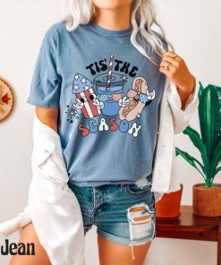 Comfort Colors® Tis' The Season Shirt, Groovy 4th of July Tee