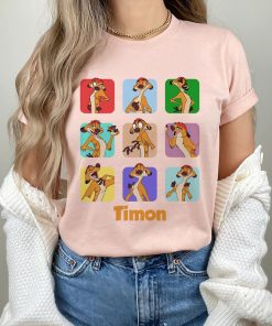 Disney The Lion King Timon Moods Retro 90s T-Shirt