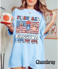 Comfort Colors® Fireworks Director Shirt, 4th of July Tee