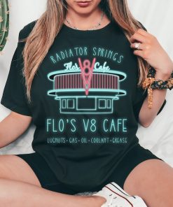 Disney Pixar Cars Flo's V8 Cafe Poster Graphic T-Shirt