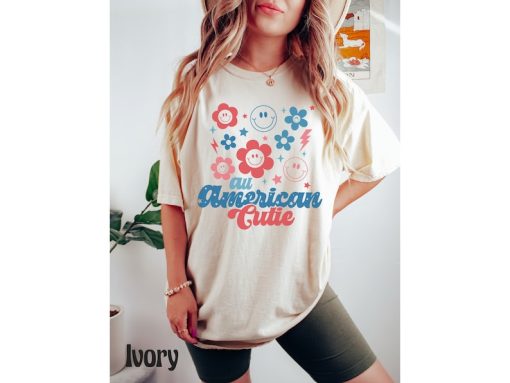 Comfort Colors® All American Cutie Shirt, Cute 4th of July Tee