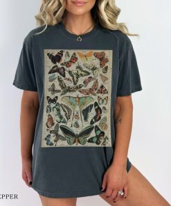 Vintage Butterfly Poster Comfort Colors Graphic Tee