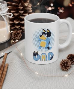 Bandit Heeler Ceremic Mug, Bluey Mug, Bluey Dad Coffee Cup