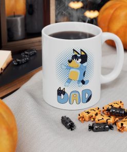 Bandit Heeler Ceremic Mug, Bluey Mug, Bluey Dad Coffee Cup