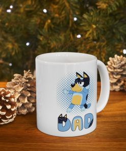 Bandit Heeler Ceremic Mug, Bluey Mug, Bluey Dad Coffee Cup