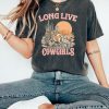 Comfort Colors Long Live Cowgirls Tshirt,Retro Shirt