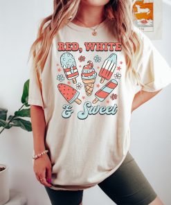 Red White and Sweet Shirt, Memorial Day Gift