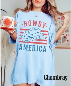 Comfort Colors® Howdy America Shirt, 4th of July Tee