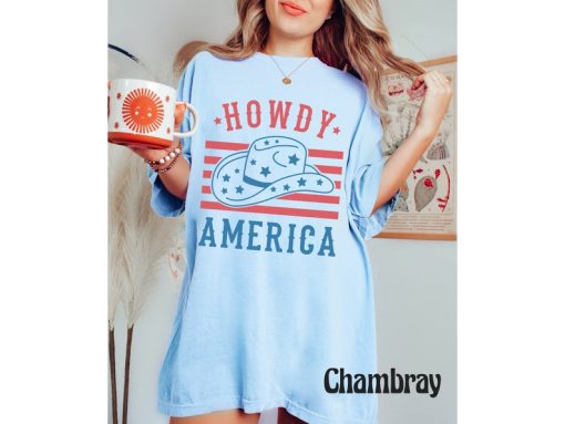 Comfort Colors® Howdy America Shirt, 4th of July Tee