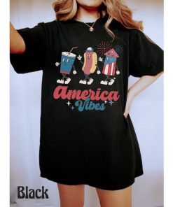 Comfort Colors® America Vibes, Retro USA Shirt, 4th of July Tee