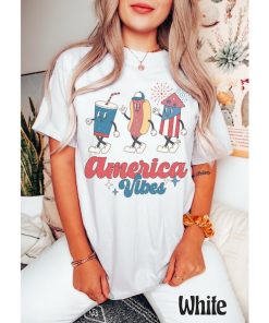 Comfort Colors® America Vibes, Retro USA Shirt, 4th of July Tee