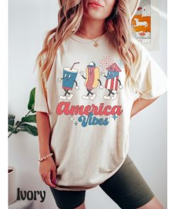 Comfort Colors® America Vibes, Retro USA Shirt, 4th of July Tee