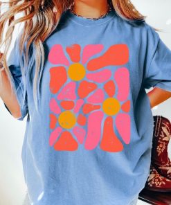 Comfort Colors® Boho Floral Shirt, Flower Power shirt, Flower Shirt