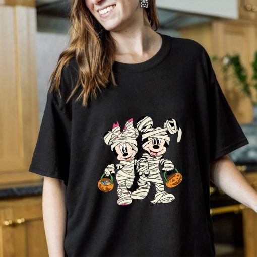 Disney Mickey and Minnie Mummy Halloween T-Shirt