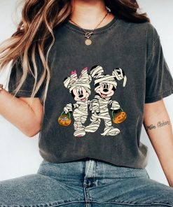 Disney Mickey and Minnie Mummy Halloween T-Shirt