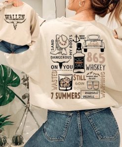 Wallen Western Sweatshirt, Retro Wallen Western Sweatshirt