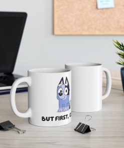 Socks Coffee Mug, Bluey Cousin Socks Heeler, Coffee Gifts, Bluey Gifts