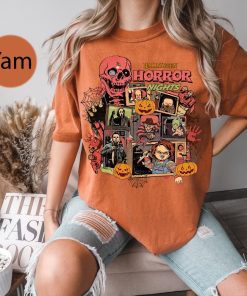 Vintage 90s Halloween Movies, Retro Horror Night Comfort Colors Shirt